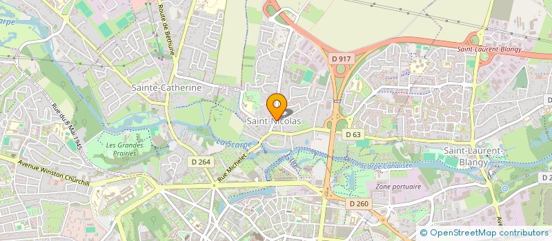 localisation de l'entreprise SARL ZANUTTINI à SAINT-NICOLAS