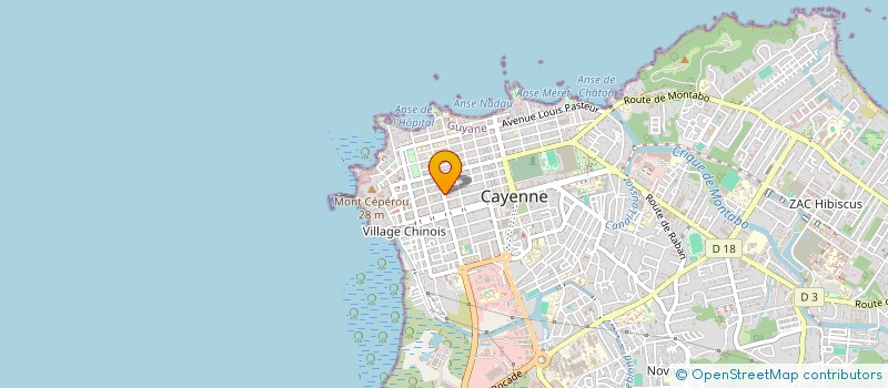 localisation de l'entreprise SARL ZAPPING  CAYENNE