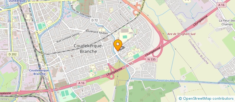 localisation de l'entreprise SARL ZAZA  COUDEKERQUE-BRANCHE