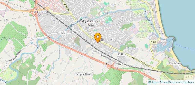 localisation de l'entreprise SARL ZD2M à ARGELES-SUR-MER