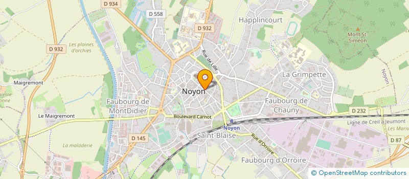 localisation de l'entreprise SARL ZEA à NOYON
