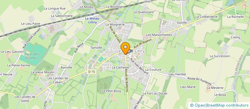 localisation de l'entreprise SARL ZEARO à LE MOLAY-LITTRY
