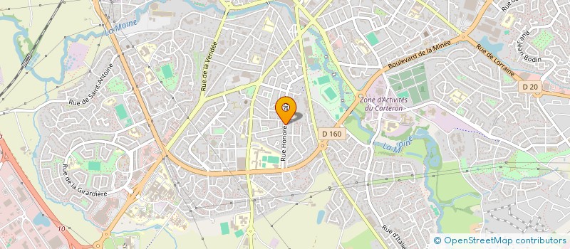 localisation de l'entreprise SARL ZEBRE à CHOLET