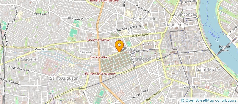 localisation de l'entreprise SARL ZEBULON  BORDEAUX