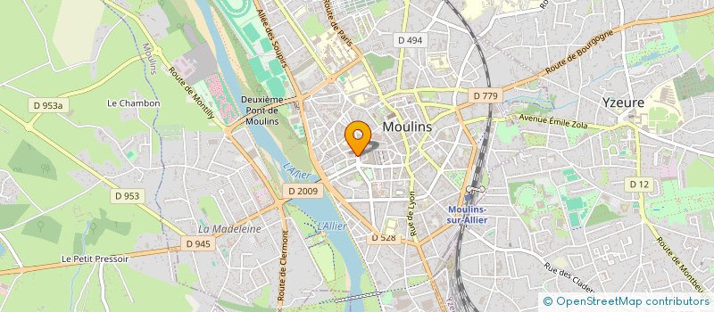 localisation de l'entreprise SARL ZEN COIFF  MOULINS