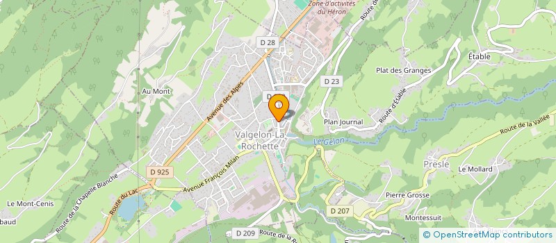 localisation de l'entreprise SARL ZEN & GRAINES à VALGELON-LA ROCHETTE