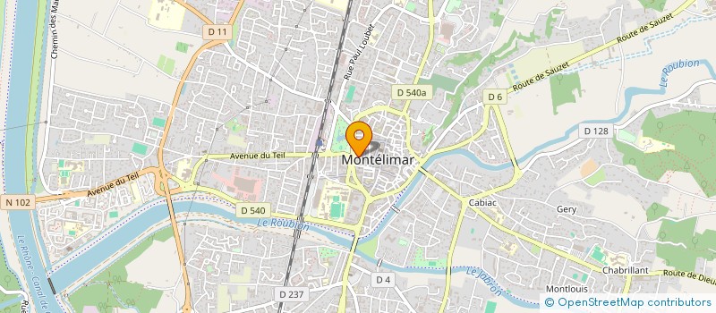 localisation de l'entreprise SARL ZENDJEBILA à MONTELIMAR