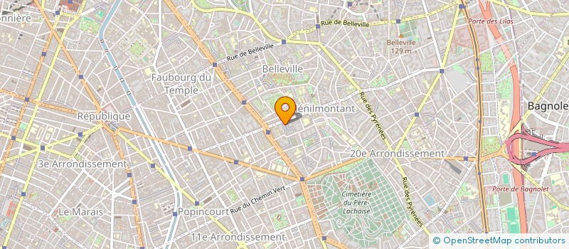 localisation de l'entreprise SARL ZENITH  PARIS