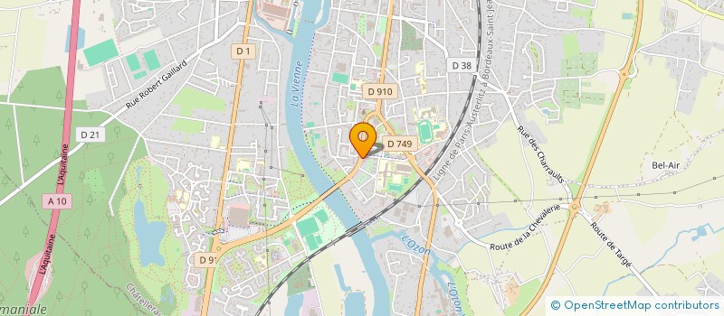 localisation de l'entreprise SARL ZEPHIR à CHATELLERAULT