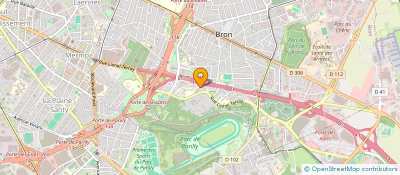 localisation de l'entreprise SARL ZEPHYR EXPRESS  BRON