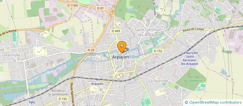 localisation de l'entreprise SARL ZHENG 168 à ARPAJON