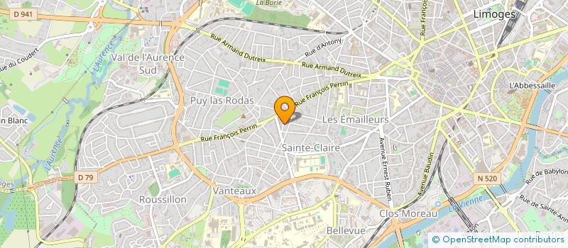 localisation de l'entreprise SARL ZIANI TAXI à LIMOGES