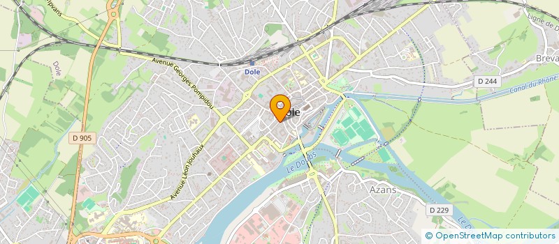 localisation de l'entreprise SARL ZIEGLER à DOLE
