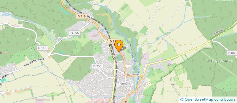 localisation de l'entreprise SARL ZIMMERMANN ET FILS  INGWILLER