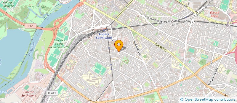 localisation de l'entreprise SARL ZOO LOIRE  ANGERS