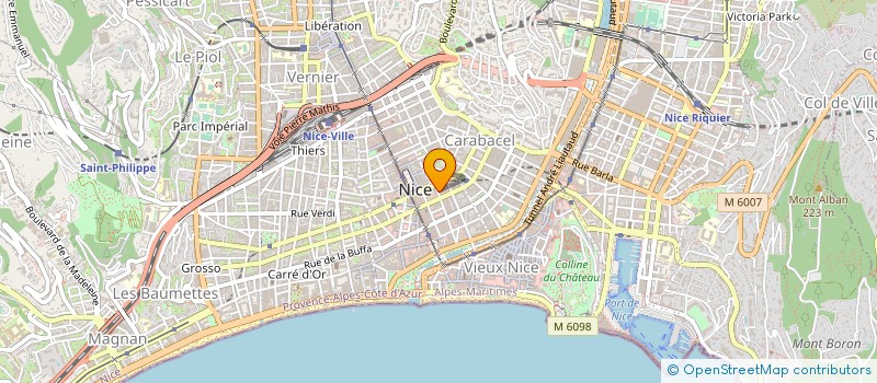 localisation de l'entreprise SARL ZORMATI PEINTURE à NICE