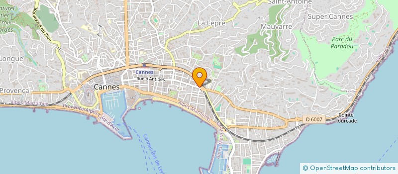 localisation de l'entreprise SARL ZUENA à CANNES