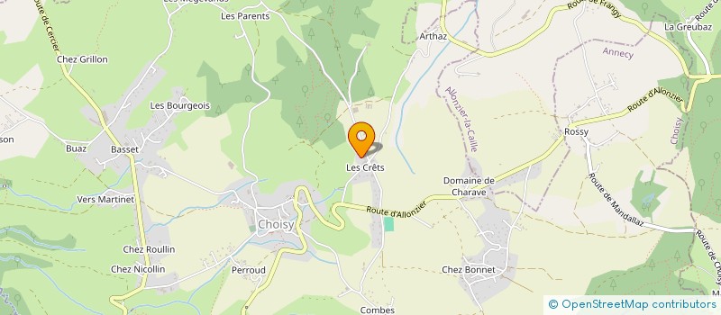 localisation de l'entreprise SARL1.COM à CHOISY