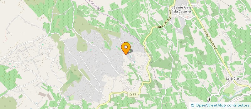 localisation de l'entreprise SARL1300M à LA CADIERE-D'AZUR
