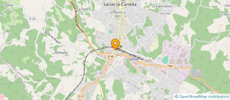 localisation de l'entreprise SARLAGIL IMMOBILIER à SARLAT-LA-CANEDA