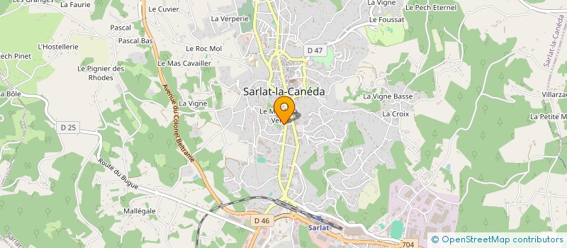 localisation de l'entreprise SARLAMED à SARLAT-LA-CANEDA