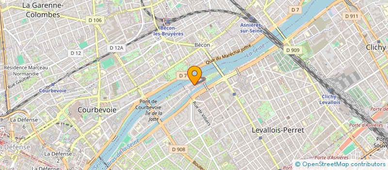 localisation de l'entreprise SARLASADAR à LEVALLOIS-PERRET
