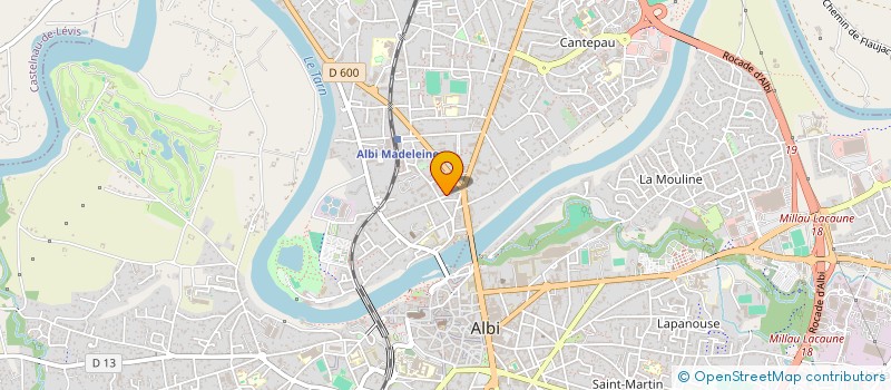 localisation de l'entreprise SARLAT à ALBI