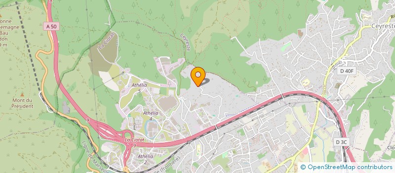 localisation de l'entreprise SARLAT  LA CIOTAT