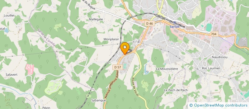 localisation de l'entreprise SARLAT ASSURANCES COURTAGE à SARLAT-LA-CANEDA