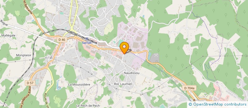 localisation de l'entreprise SARLAT DISTRIBUTION à SARLAT-LA-CANEDA
