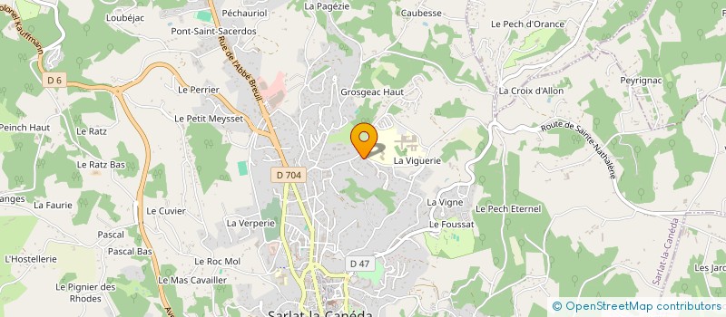 localisation de l'entreprise SARLAT PRIMEUR à SARLAT-LA-CANEDA