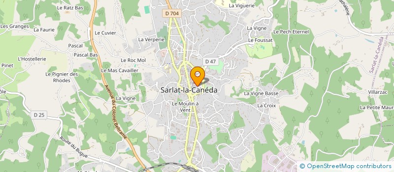 localisation de l'entreprise SARLAT SILVER NEST ATELIER SCI à SARLAT-LA-CANEDA