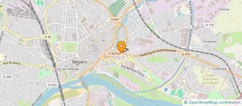 localisation de l'entreprise SARLBOITE A PIZZA à NEVERS