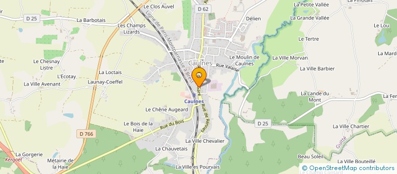 localisation de l'entreprise SARLDIVINE  CAULNES