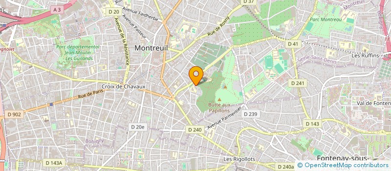localisation de l'entreprise SARLI LASSANSAA  MONTREUIL