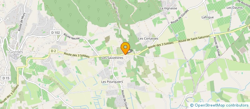 localisation de l'entreprise SARLIN MACONNERIE  GORDES