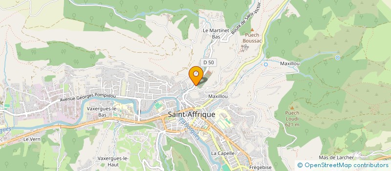 localisation de l'entreprise SARLIO  SAINT-AFFRIQUE