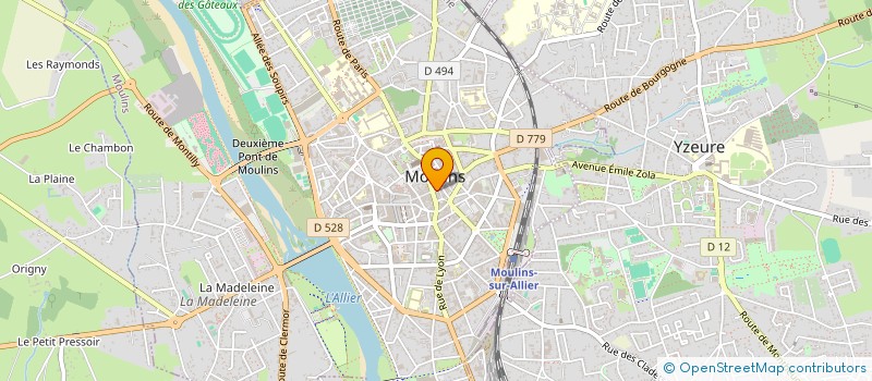 localisation de l'entreprise SARLIPOPETTE à MOULINS