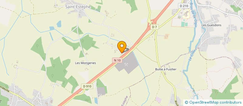 localisation de l'entreprise SARLM HYMONNET à ROULLET-SAINT-ESTEPHE