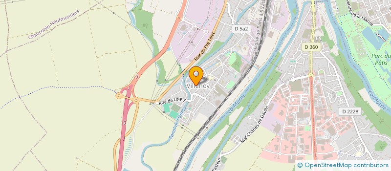 localisation de l'entreprise SARLOGE  VILLENOY