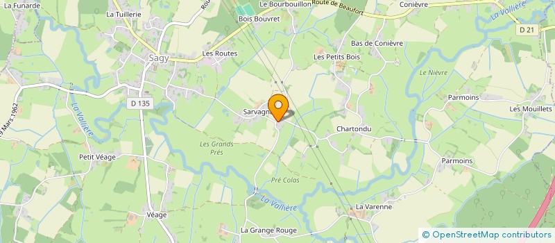 localisation de l'entreprise SARLOU  SAGY