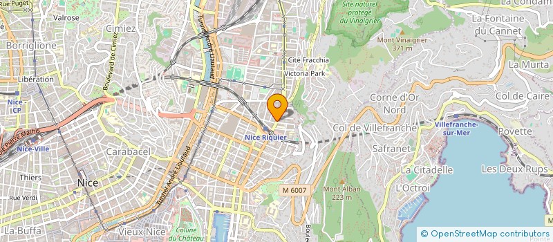 localisation de l'entreprise SARLU AMH à NICE