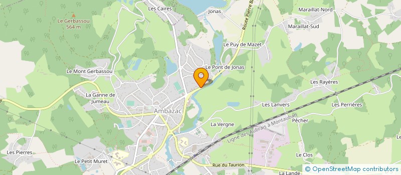 localisation de l'entreprise SARLU AP ELEC à AMBAZAC