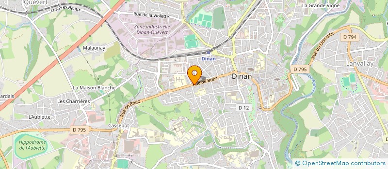 localisation de l'entreprise SARLU BRANDILY à DINAN