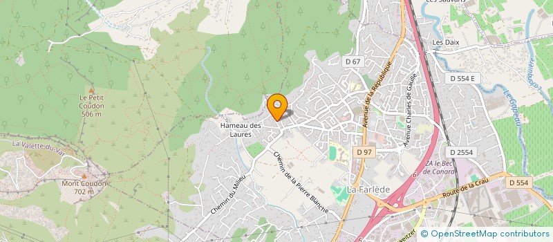localisation de l'entreprise SARLU DENECHERE TP à LA FARLEDE