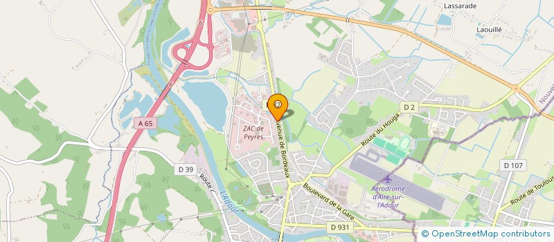 localisation de l'entreprise SARLU ESTELLE ESTHETIQUE à AIRE-SUR-L'ADOUR