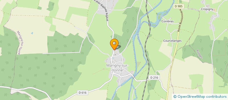localisation de l'entreprise SARLU GOURY JOEL à MARIGNY-SUR-YONNE