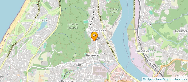 localisation de l'entreprise SARLU H.O.L.  ANGLET