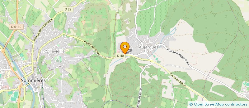 localisation de l'entreprise SARLU HT FAMILY à AUJARGUES