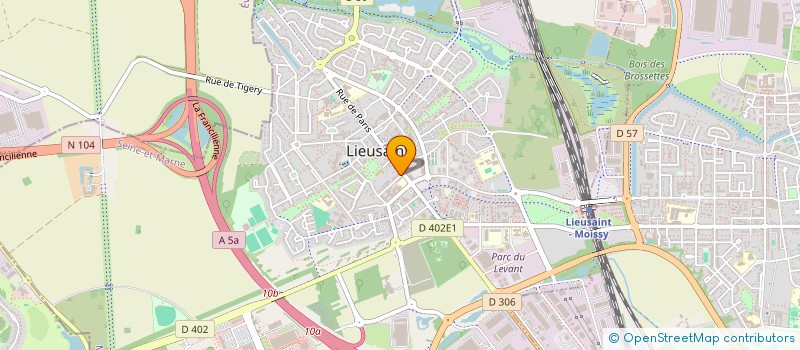 localisation de l'entreprise SARLU JEAN-LUC PASSAVE  LIEUSAINT